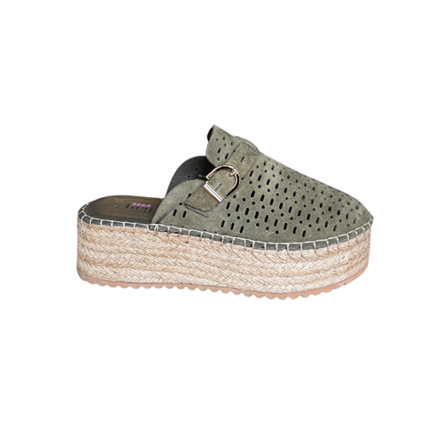RS ESP.SÜET TERLİK 297 - RS - ESPADRİL - HAKİ - 39