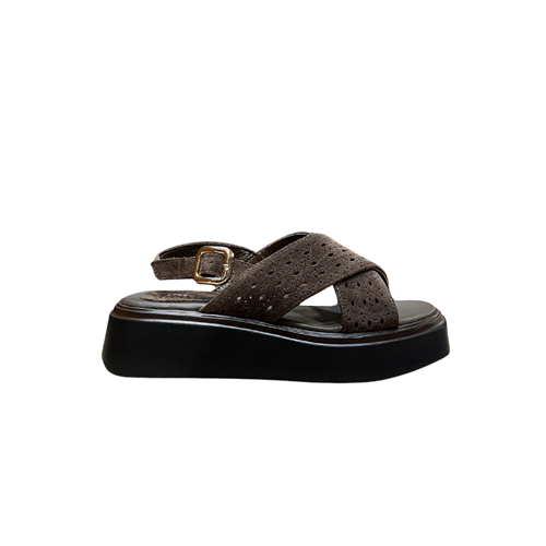 RS DOLGU SANDALET 7113 - RS - DOLGU SANDALET - BİTTER - 40 - 26SS-RS-SND-7113-24951