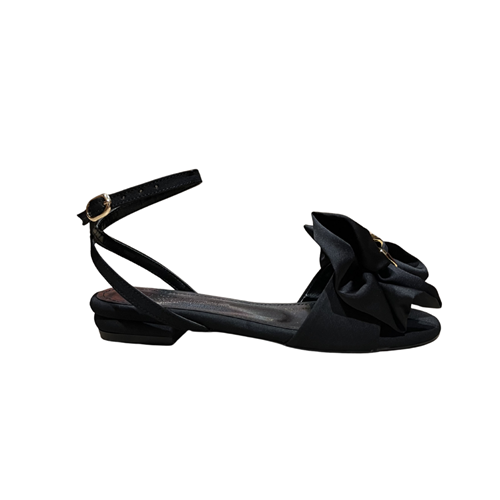 WL SANDALET 223-100 - WL - Düz Sandalet - SİYAH - 40