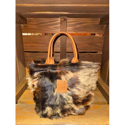 Capricorn Skin Brown Gusset Small Ladybag