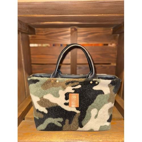Sheepskin Camouflage Totebag 2 Small