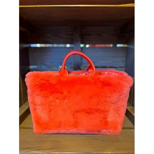 Mandarin Fur Tote Bag
