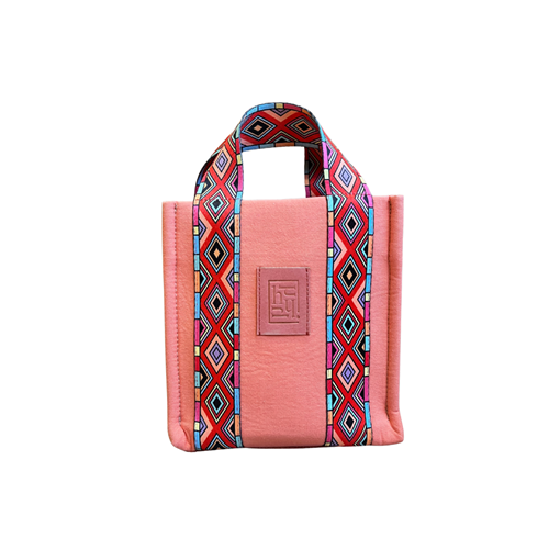 Ethnic Orange Ladybag