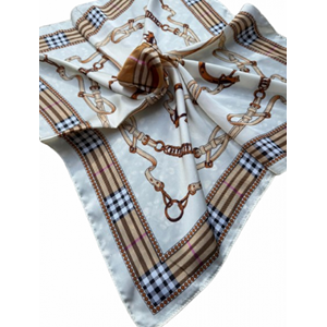 NW ZİNCİR DESENLİ EKRU 14887 ÇİFT BASKI