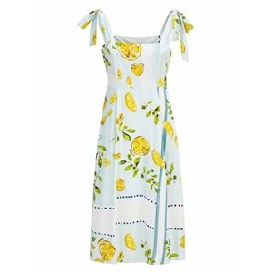 ALL ELBİSE 1598 - ALW - Elbise - LİMON DESENLİ - L - 25SS-ALL-ELB-1598-22140