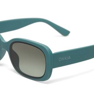 OK028-GS OKKİA CHİARA - OKKİA - YETİŞKİN GÜNEŞ GÖZLÜĞÜ - YEŞİL - STD - 25SS-OK-GZLK-CHİARA028-22832