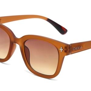 OK012-TBR OKKİA GİOVANNİ - OKKİA - YETİŞKİN GÜNEŞ GÖZLÜĞÜ - KAHVERENGİ - STD - 25SS-OK-GZLK-GİOVANNİ012-22830