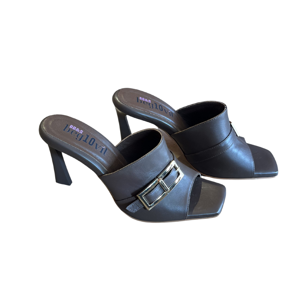 RS 5012 - RS - TOPUKLU TERLİK - KAHVERENGİ - 39 - 25SS-RS-TRL-5012-KAHVERENGİ-39