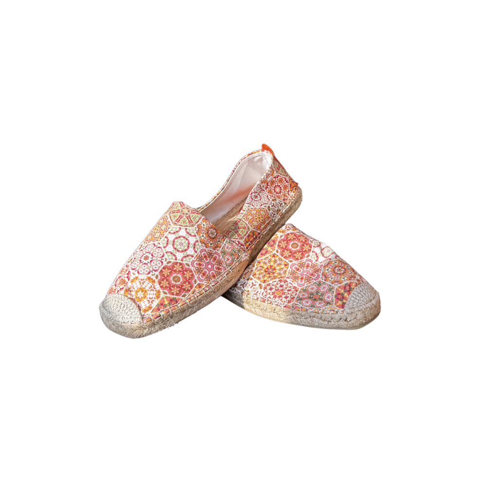 SE 2497 - SE - Düz Espadril Ayakkabı - MULTİ-TURUNCU - 41 - 25SS-SE-E.BBT-2497-21660