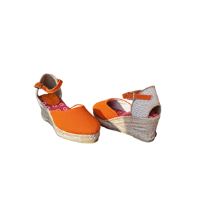 SE 2019-K8 - SE - Dolgu Espadril Ayakkabı - TURUNCU - 40 - 25SS-SE-E.SND-2019-20926