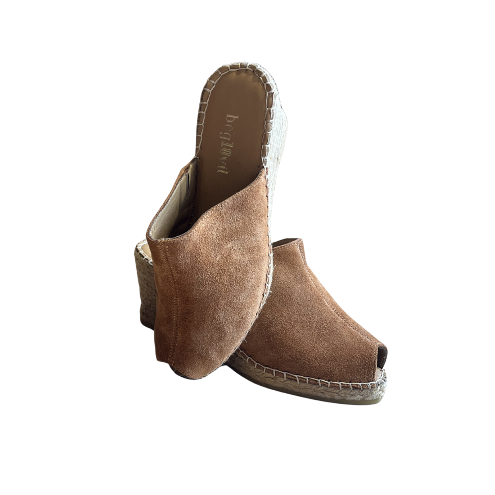 SE 2513 - SE - Dolgu Espadril Terik - TABA - 40 - 25SS-SE-TRLK-2513-20906