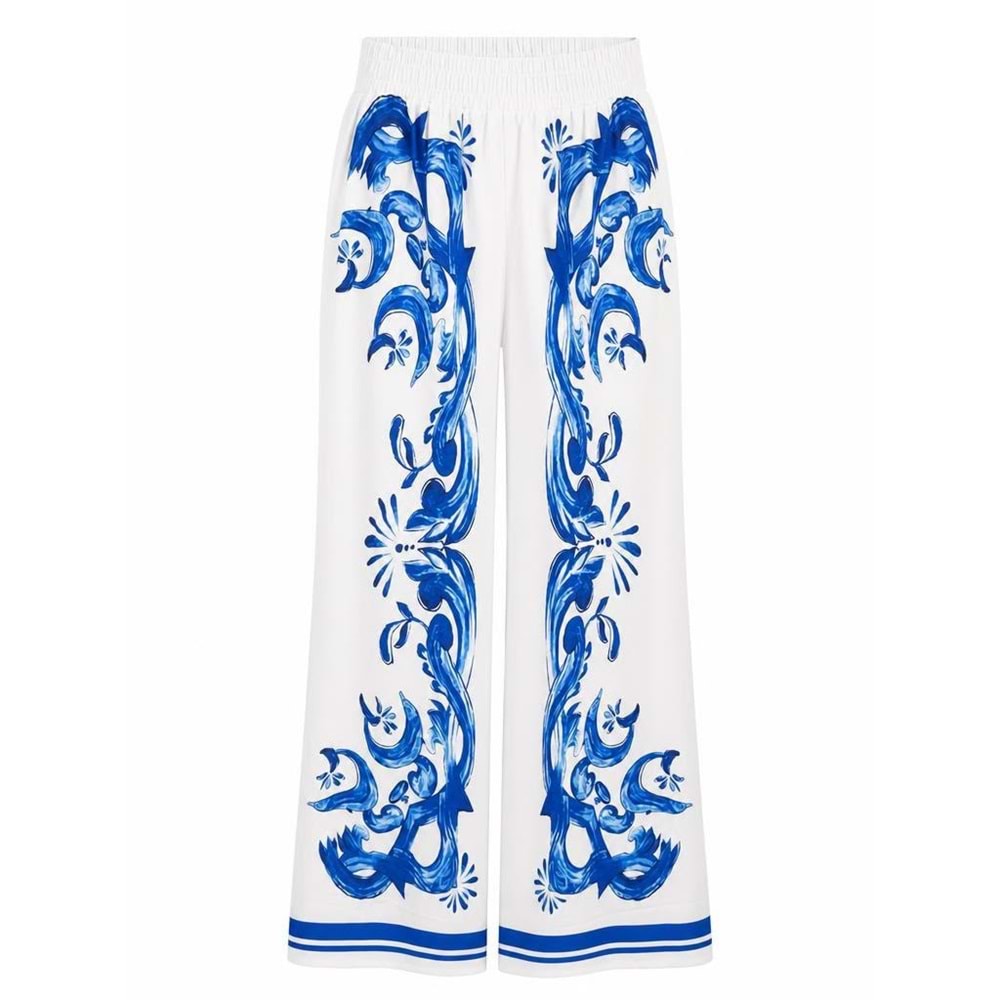 ASP PANTOLON.TK 011-7455 - ASP - PANTOLON - MAVİ-BEYAZ - S - 26SS-ASP-PNT.TK-7455-25871