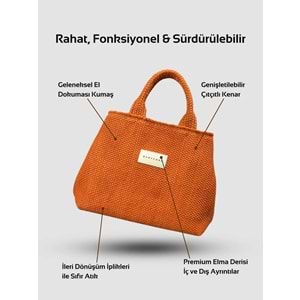 BC JOY BAG - BABYCORD - JOY BAG - TURUNCU - STD - 26SS-BC-JOYBAG-DÜZ-25743