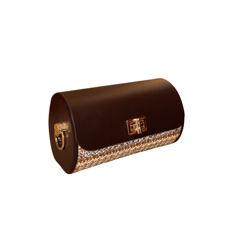 DRN JULİA LEATHER/WİCKER - DRN - JULİA - KAHVE-MLT.WİCKER - STD - 26SS-DRN-JULİA-24894