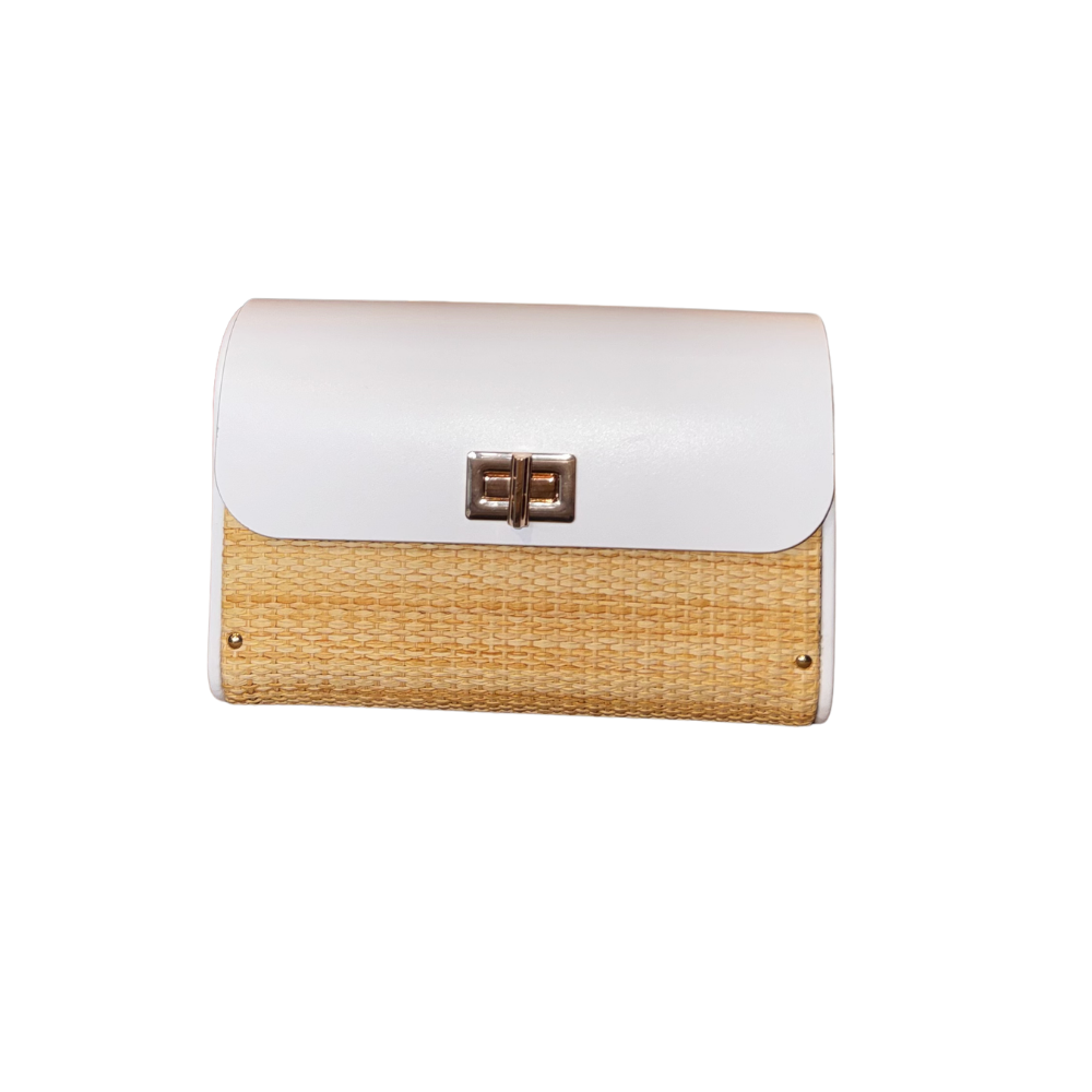 DRN LİORA LEATHER/WİCKER - DRN - LİORA - BEYAZ-WİCKER - STD - 26SS-DRN-LİORA-24886