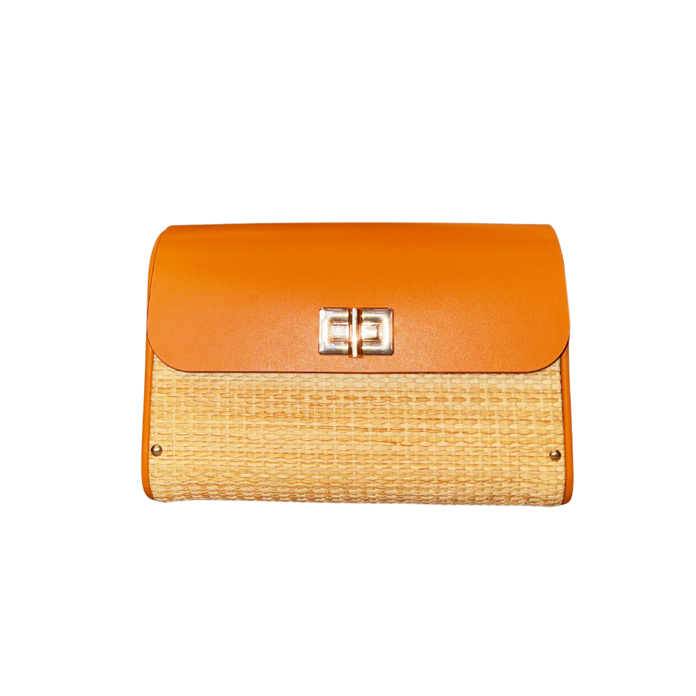 DRN LİORA LEATHER/WİCKER - DRN - LİORA - ORANGE-WİCKER - STD - 26SS-DRN-LİORA-24888