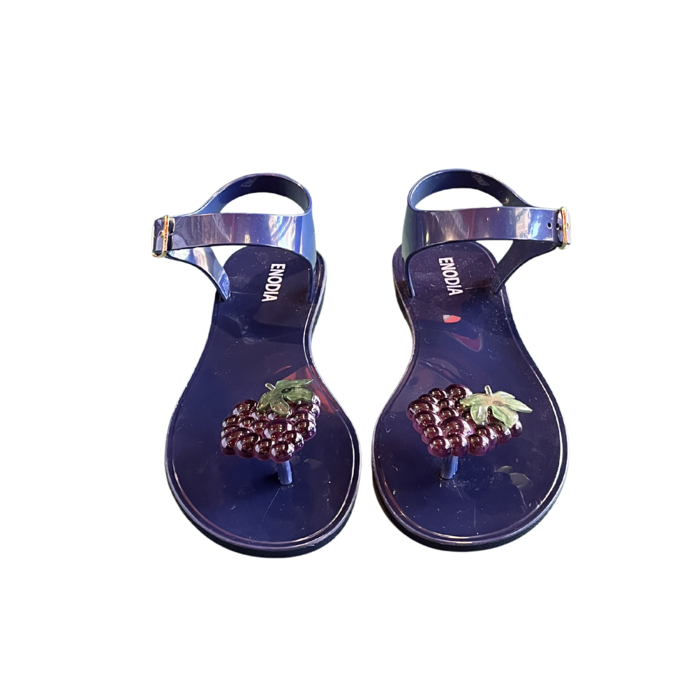 END MEYVELİ JELLY SANDALET 9003-J4 - ENOD - Düz Jelly Sandalet - BÖĞÜRTLEN-MOR - 37 - 26SS-END-JELLYSND-9003J4-25398
