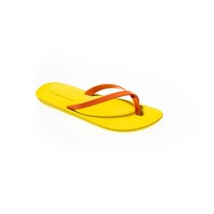 MC ALPHA - MOO CHUU - PVC DÜZ PARMAK ARASI TERLİK - SARI-TURUNCU - 40 - 26SS-MC-PVC-TRLK-ALPHA-25288