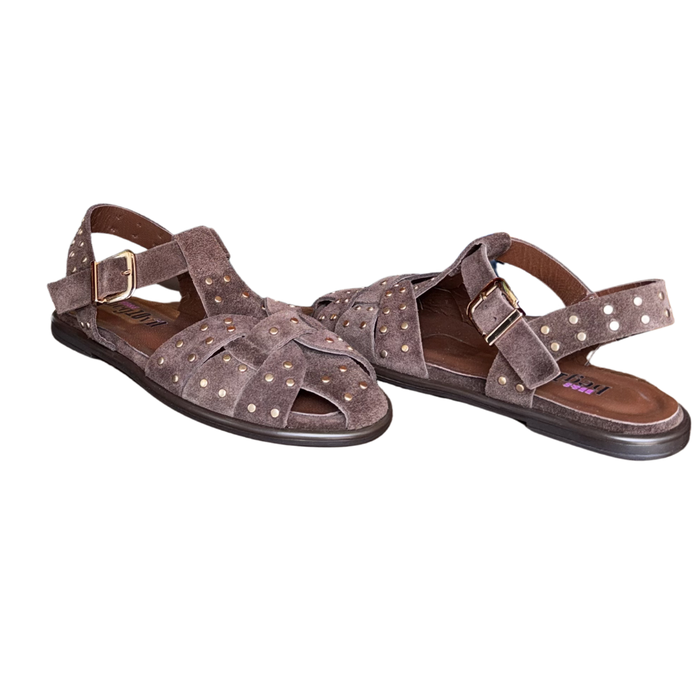 RS SANDALET 71 - RS - DÜZ SANDALET - BİTTER - 37
