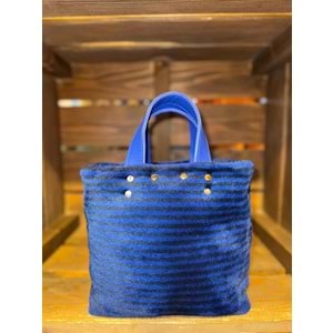 Parlıament Blue Kid Skin Ladybag