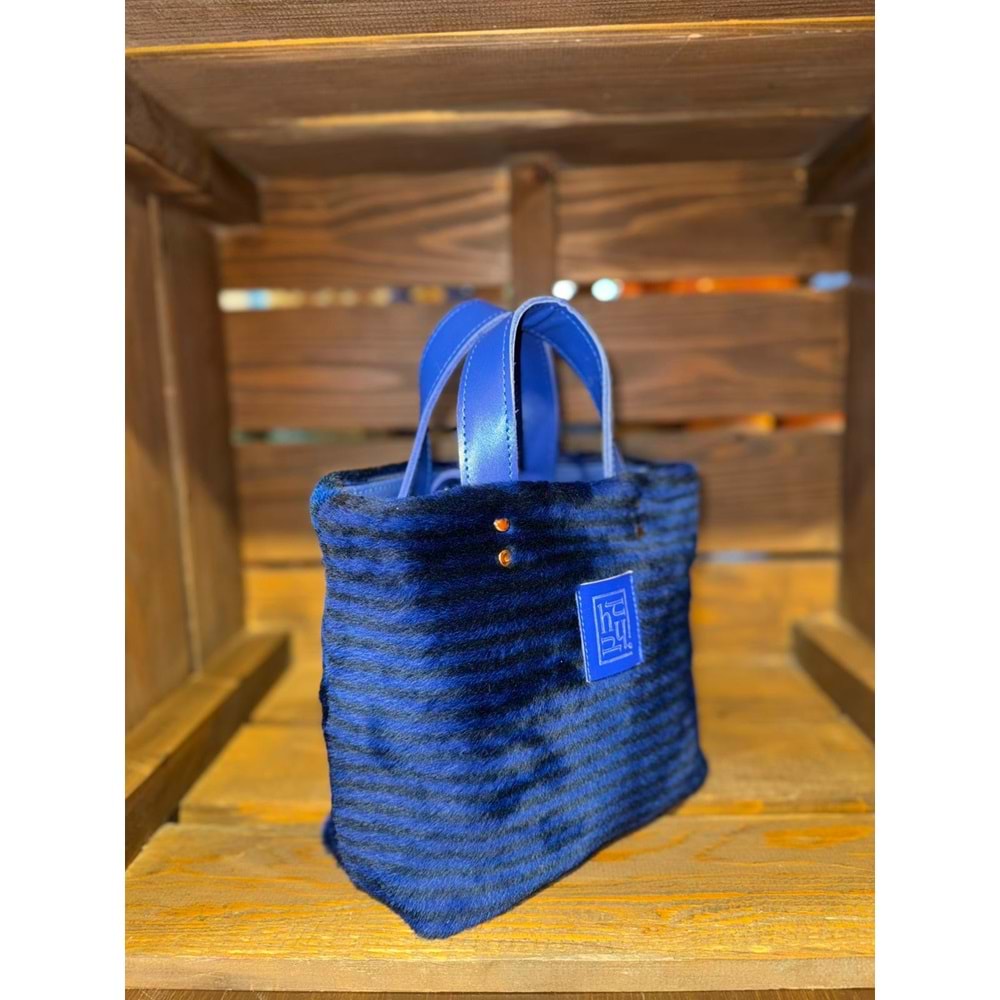 Parlıament Blue Kid Skin Ladybag